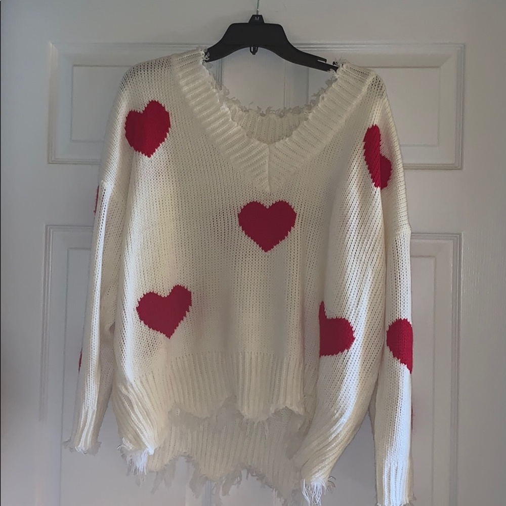Heart sweater